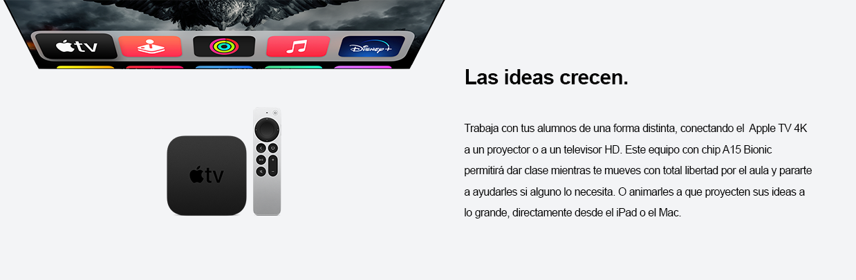 Estudiantes Apple TV